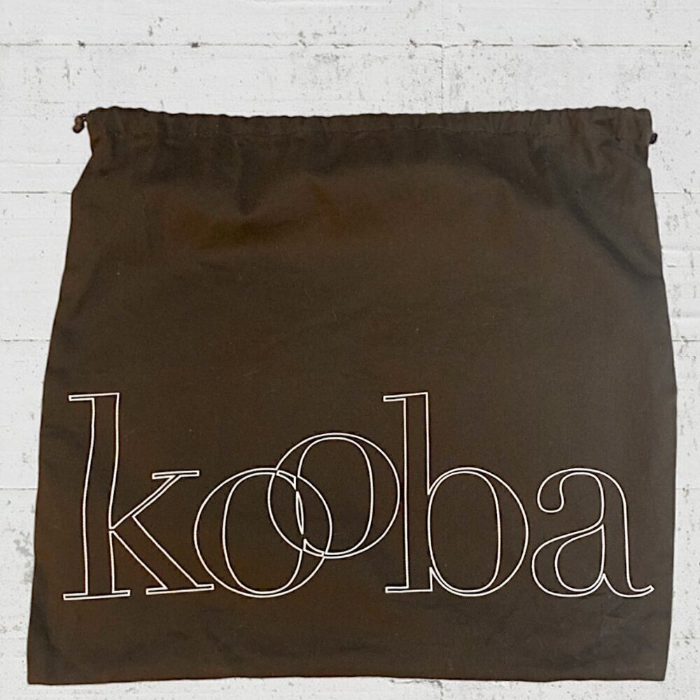 Kooba Brown Large Dust Bag Storage Shoe Handbag Boot Travel Storage 18" x 17"